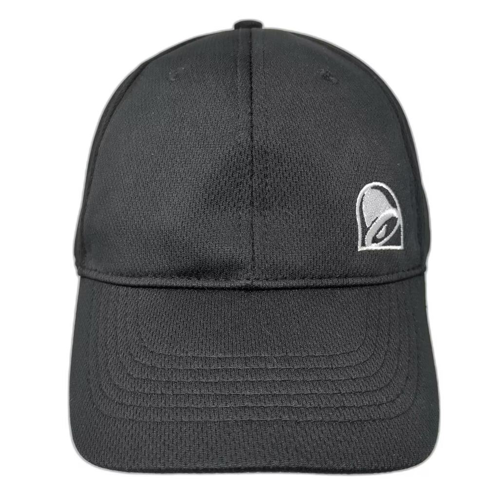 Taco Bell Snapback Black White OS Embroidered Mesh Adjustable Hat Breathable